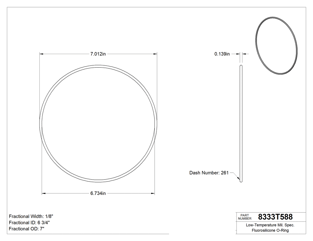 Technical drawing - 8333T588